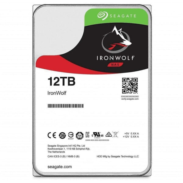 Seagate IronWolf 12TB 3,5'' NAS SATA III 7200RPM