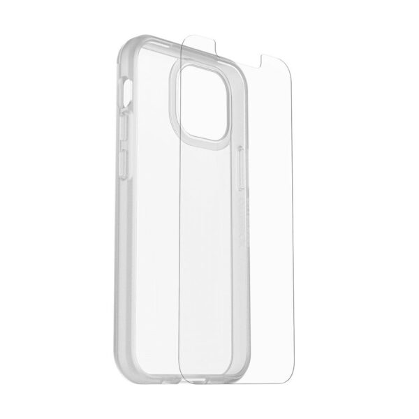 OtterBox React Funda + Protector Trusted Glass iPhone 13 mini transparente