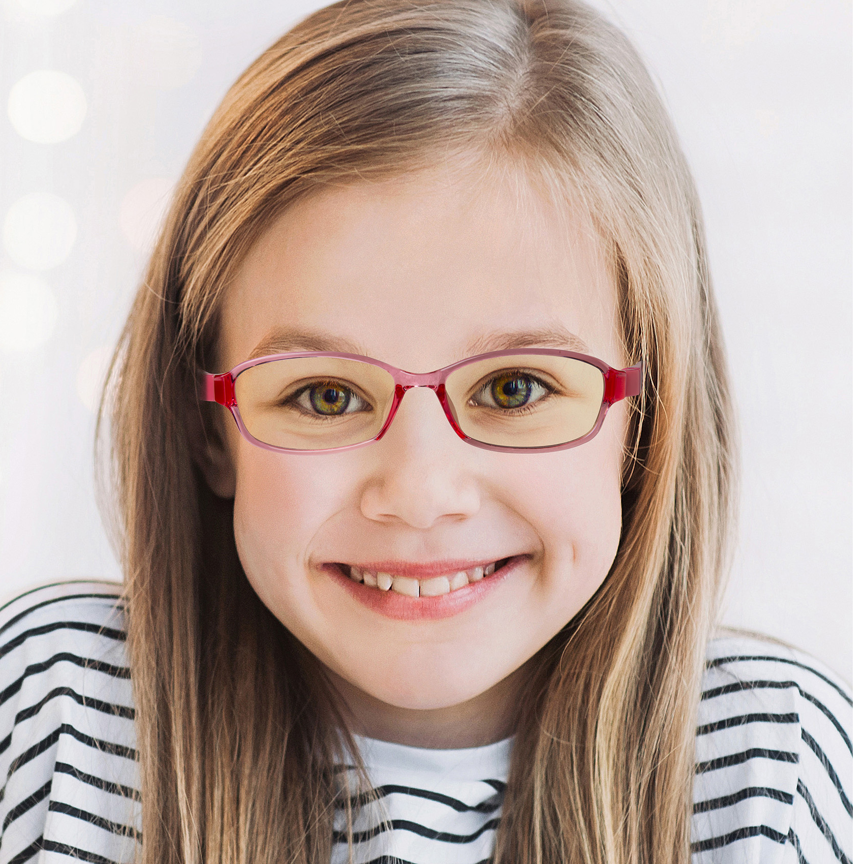 Gafas protección Celly bloquean luz azul de las pantallas color rosa. - Imagen 2