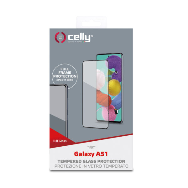 Protector de Pantalla Celly para Samsung Galaxy A51 Vidrio Cristal Templado - Imagen 3