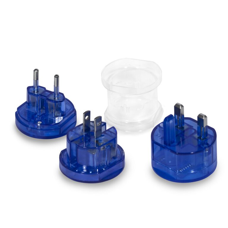 Adaptador Viaje Universal PURO WTA03 azul.