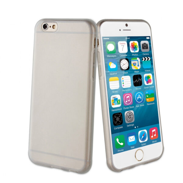 Funda Muvit Cristal Soft para Apple iPhone SE/8/7 transparente.