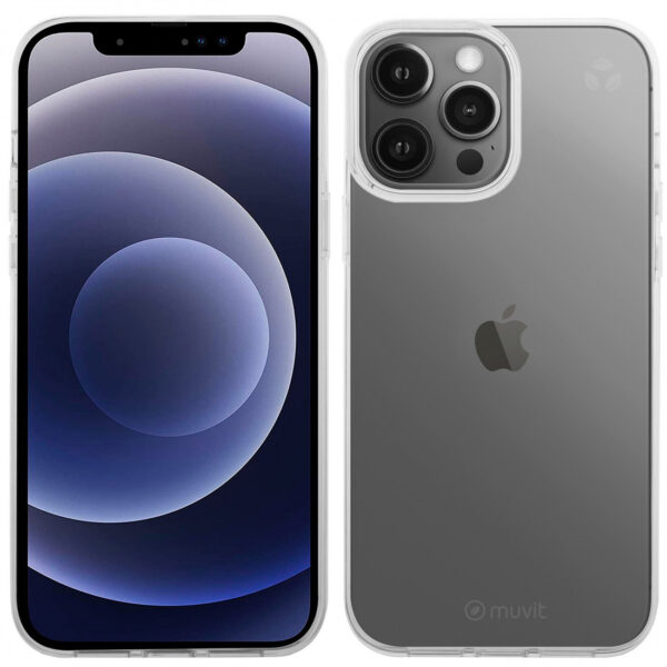 Funda Muvit for Change para Apple iPhone 13 Pro Max recycletek transparente