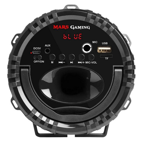 Altavoz Bluetooth Mars Gaming MSB0 RGB 10W portátil, Micro SD, RGB Flow, Karaoke - Imagen 2