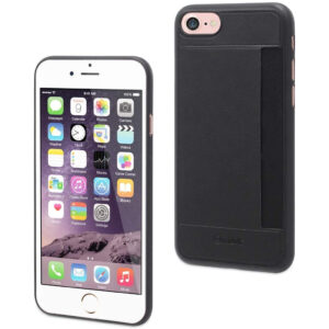 Funda Muvit para Apple iPhone 7 (con Tarjetero Horizontal) Color Gris.