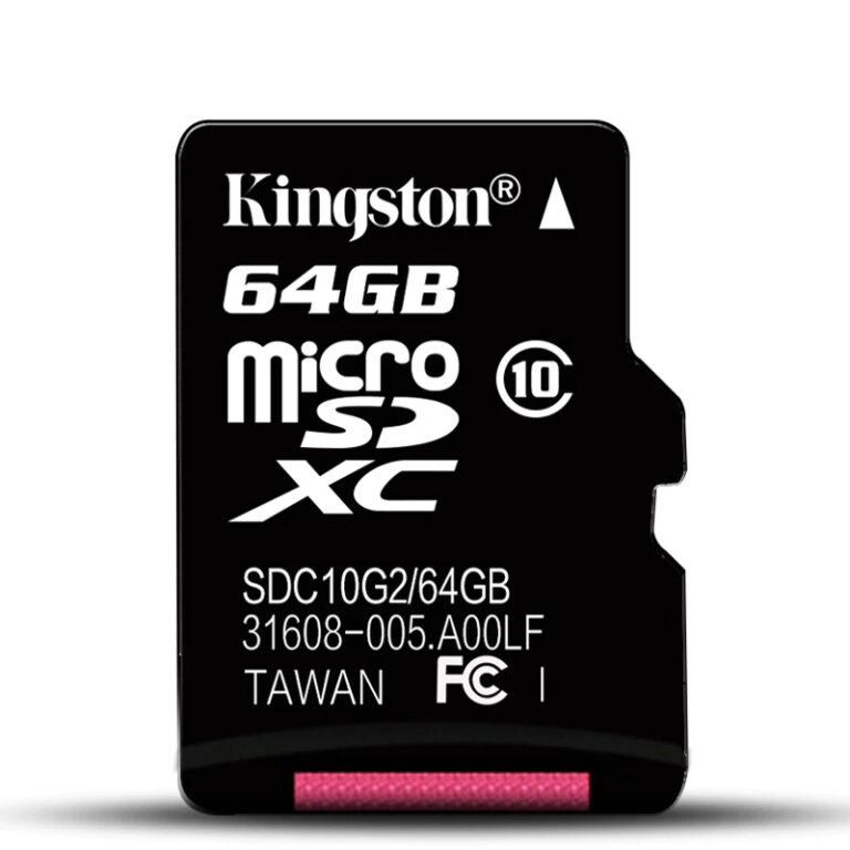 Tarjeta Memoria Micro SD 64GB HC Kingston Clase 10