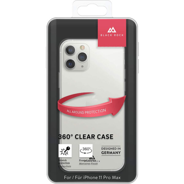Funda Black Rock 360º Clear para Apple iPhone 11 Pro Max transparente. - Imagen 3