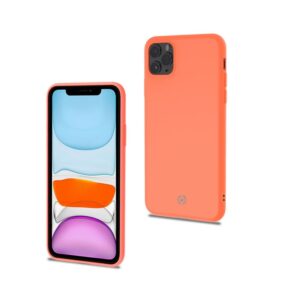 Funda Celly Candy Silicona Naranja para iPhone 11 Pro