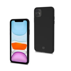 Funda Celly Candy Silicona Negro para iPhone 11