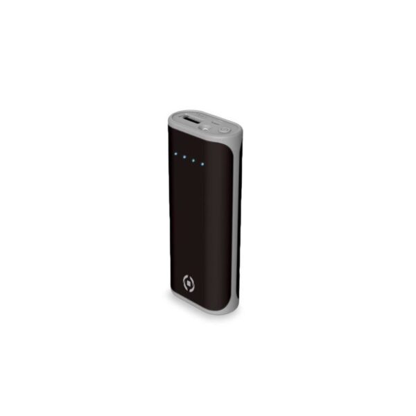 Power Bank Universal Celly Daily 5000 mAh Negro con luz