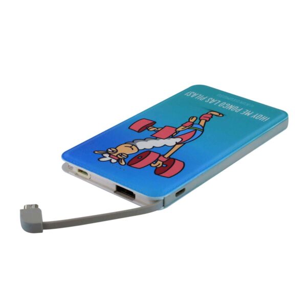 Power bank KUKUXUMUSU KUPB001 5000 mAh 1 USB 1 MicroUSB Azul - Imagen 3