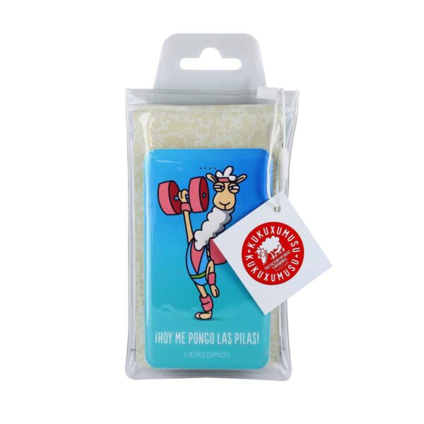 Power bank KUKUXUMUSU KUPB001 5000 mAh 1 USB 1 MicroUSB Azul - Imagen 4