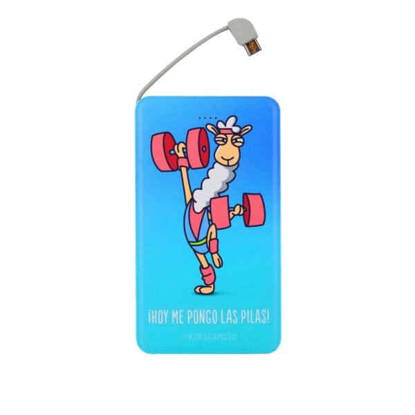 Power bank KUKUXUMUSU KUPB001 5000 mAh 1 USB 1 MicroUSB Azul