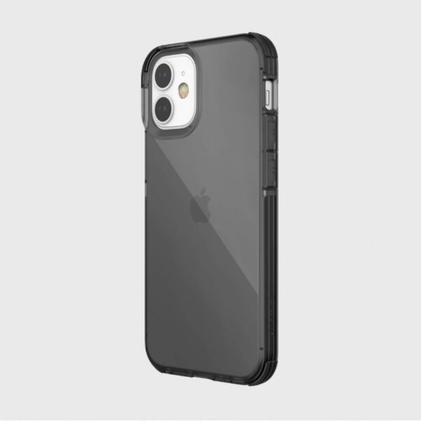 Funda Raptic Clear para Apple iPhone 12 Mini negra humo