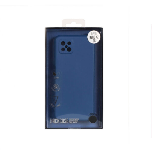 Funda Muvit Life liquid Soft para OPPO Reno4 Z 5G Azul oscuro - Imagen 3