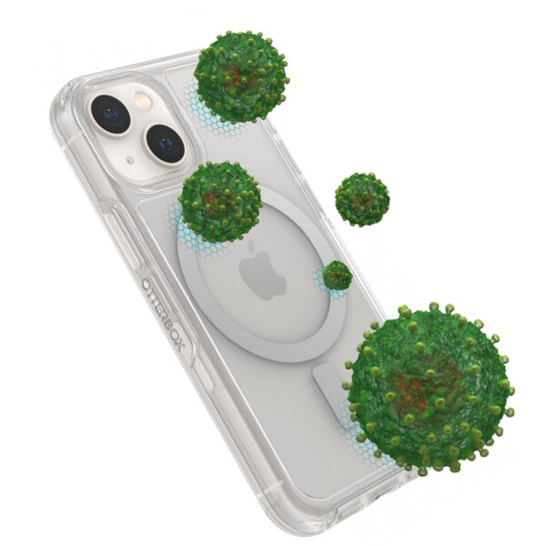Funda Otterbox Symmetry Plus Clear MagSafe para iPhone 13 Mini/iPhone 12 Mini Transparente Antimicrobiano - Imagen 5
