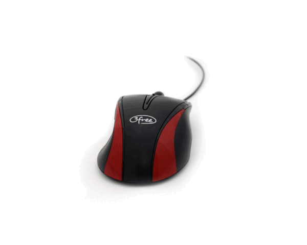 Raton Laser USB 3FREE MGL501 Gaming Negro Rojo *Embalaje dañado, producto nuevo* - Imagen 3