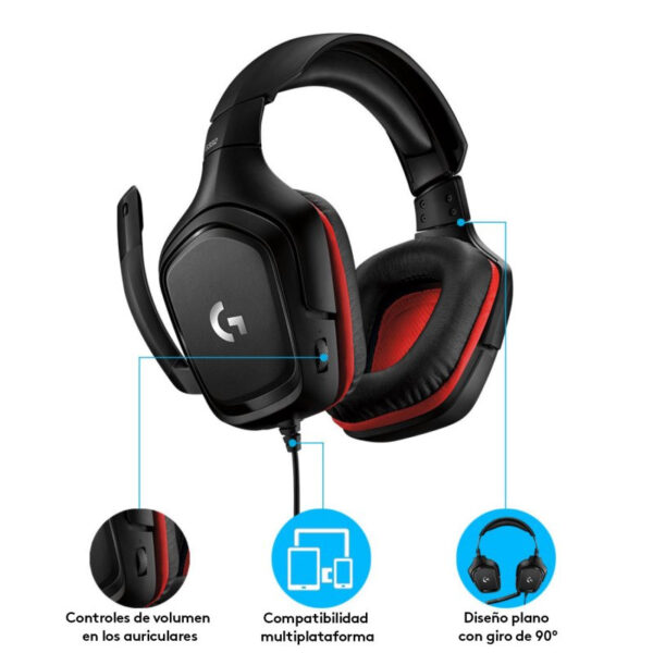 Logitech G332 Auriculares Gaming con cable - Imagen 5