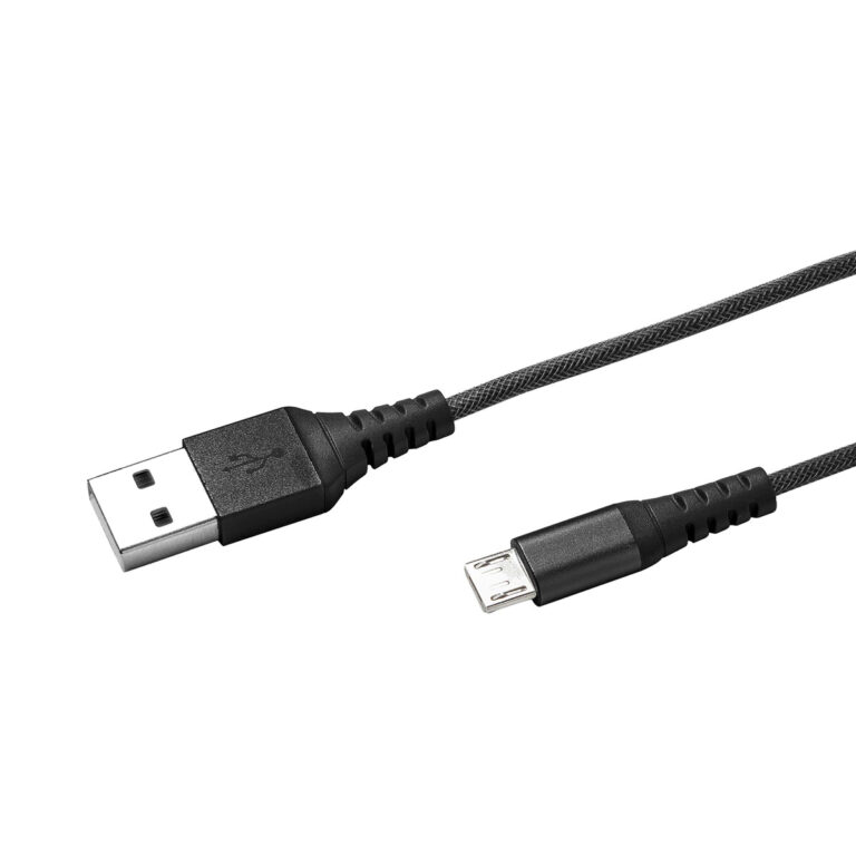 Cable Celly USBMICRONYLBK USB a Micro USB de Nylon negro.