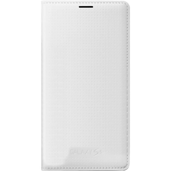 Funda original Samsung Flip Wallet para Samsung Galaxy S5 color blanco