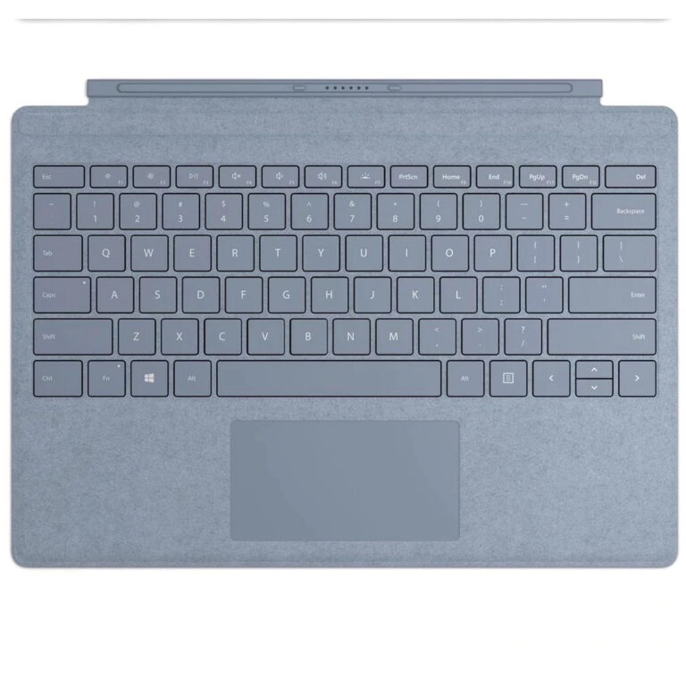 Funda con teclado Microsoft Surface Pro azul hielo Usado **Teclado en portugués**