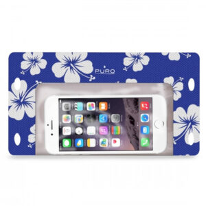 Funda Universal PURO IPx8 hasta 5.7'' azul.
