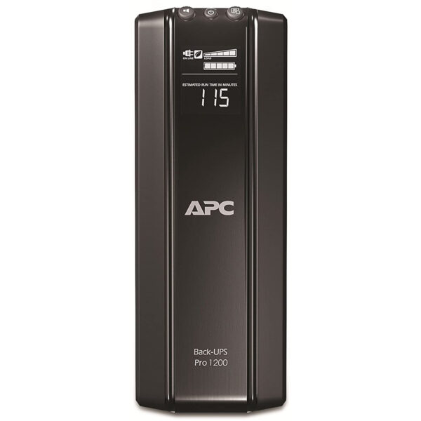 SAI UPS de APC BR1200G-GR de bajo consumo Pro 1200VA 230 V **Tiene un golpe en la carcasa, tema estético que no afecta a su funcionamiento.**