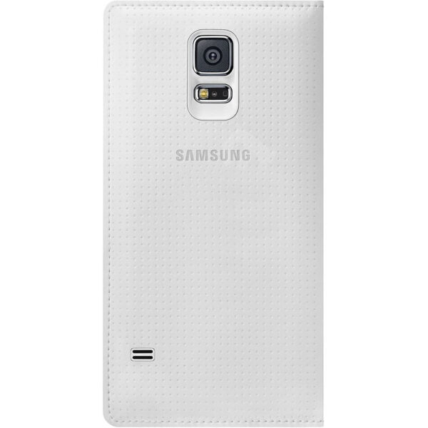 Funda original Samsung Flip Wallet para Samsung Galaxy S5 color blanco - Imagen 2