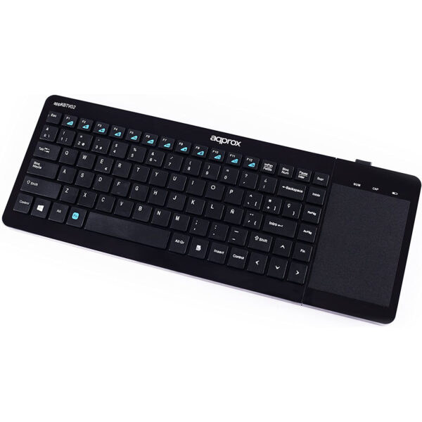 Teclado inalambrico Approx + Touchpad APPKBTV02 Negro en Español (ñ) - Imagen 3