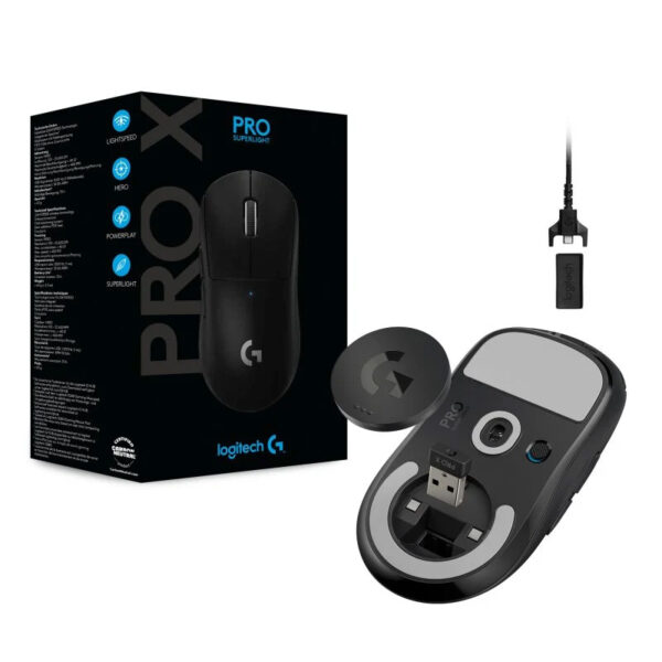 Ratón Gaming Logitech Pro X Superlight 25600DPI Negro Usado - Imagen 9