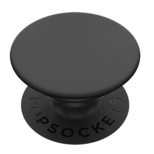 PopSockets soporte adhesivo Negro Liso