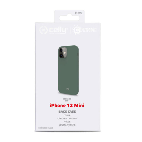 Funda Celly Cromo para Apple iPhone 12 Mini verde - Imagen 3
