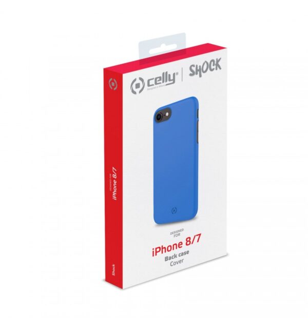 Funda Celly Shock para Apple iPhone SE/8/7 azul - Imagen 3