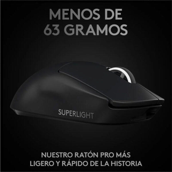 Ratón Gaming Logitech Pro X Superlight 25600DPI Negro - Imagen 7