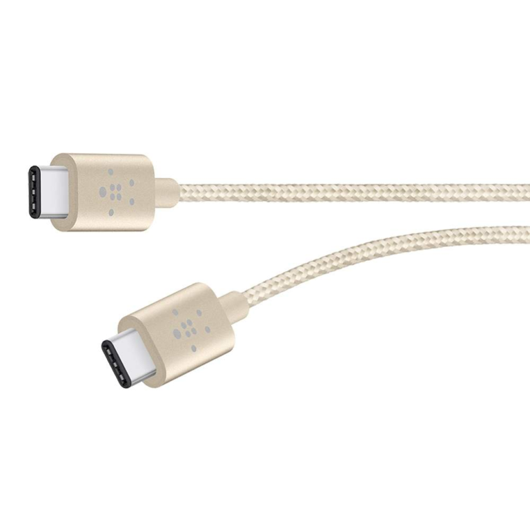 Belkin F2CU041bt06-GLD cable Premium de USB-C a USB-C de Carga y sincronización