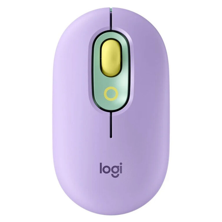 Ratón Inalámbrico Logitech POP Daydream Emoji Personalizable 4000DPI Lila