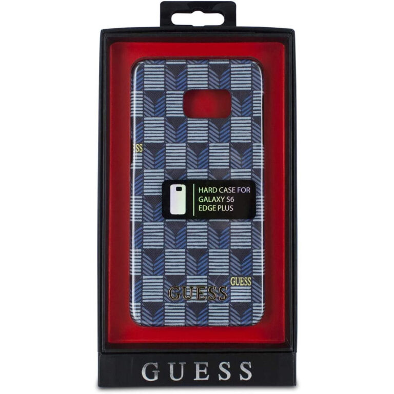 Funda Guess Jet Set para Samsung Galaxy S6 Edge Plus color azul.