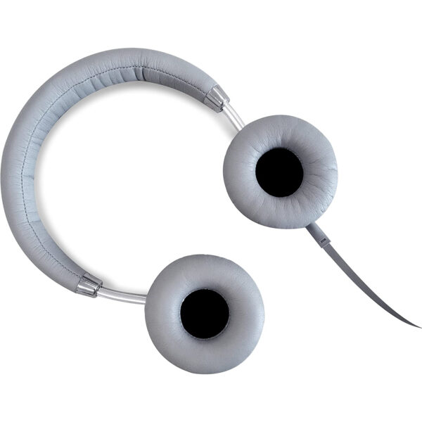 Cascos estéreo Puro PUCE006 con micrófono y On/Off color gris - Imagen 2