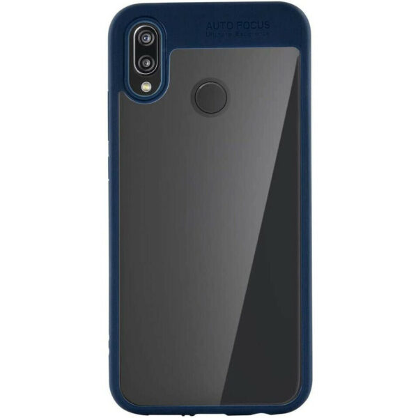 Funda Muvit Cristal Bump para Huawei P20 Lite azul.