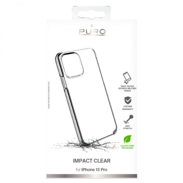 Funda PURO Icon Impact Clear para Apple iPhone 13 Pro transparente - Imagen 3