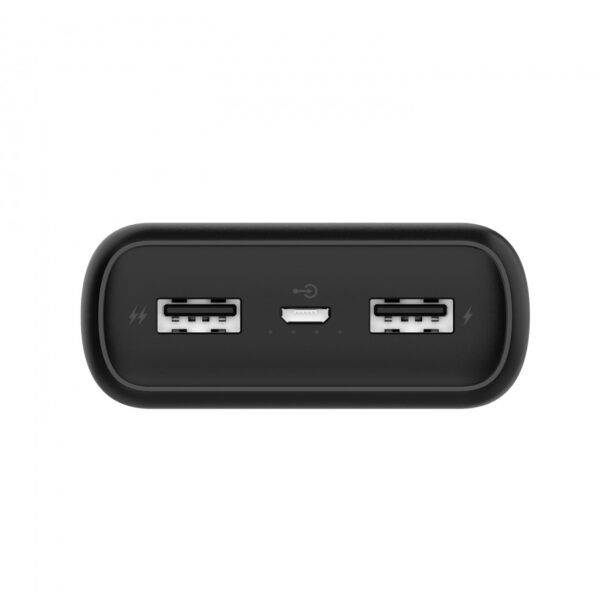 Power Bank MyWay 20000 mAh USB 2 puertos 1A + 2.1A cable USB-Micro USB negra (NUEVA) - Imagen 3