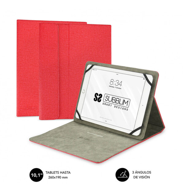 Funda Subblim Universal para Tablets de 10.1'' Color rojo - Imagen 2