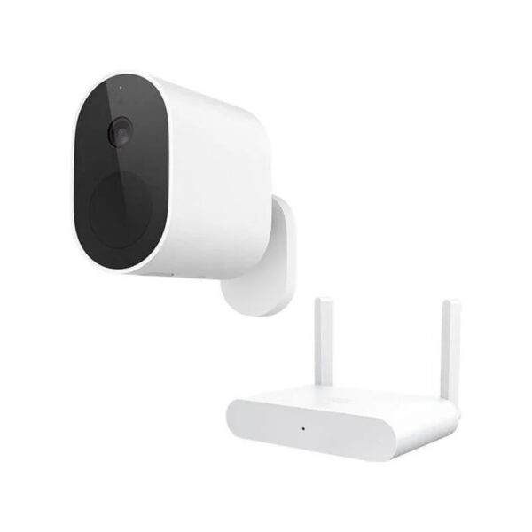 Xiaomi Mi Wireless Outdoor Security Kit Cámara de Vigilancia+Receptor WiFi Usada