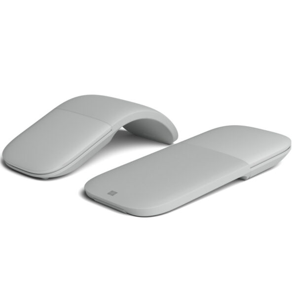 Ratón Bluetooth Microsoft Arc Mouse 1000 DPI Gris Claro Usado **Sin Embalaje original** - Imagen 2