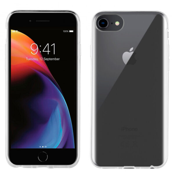 Funda Muvit for Change recycletek antibacteriana para Apple iPhone SE/8/7 trans. - Imagen 2