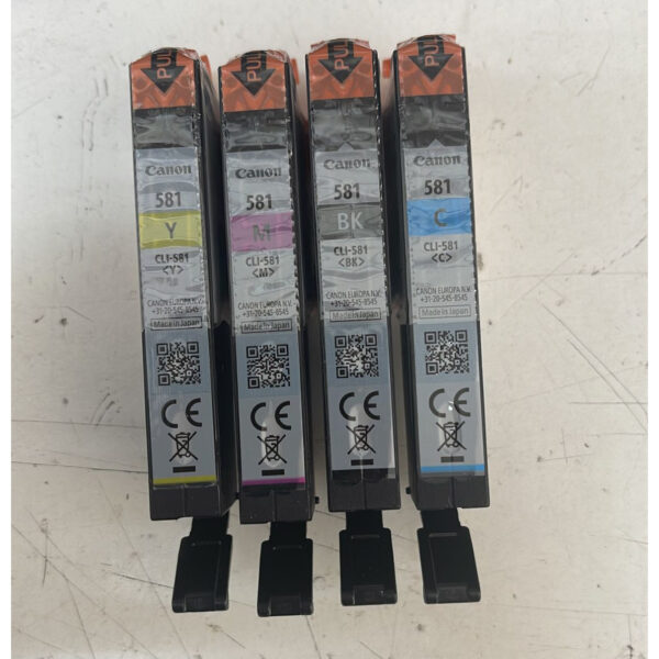 Cartuchos originales Canon CLI-581 Multipack BK/C/M/Y **Sin embalaje original**