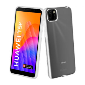 Funda Muvit for Change recycletek para Huawei Y5P transparente.