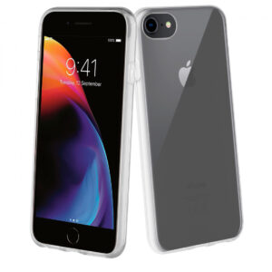 Funda Muvit for Change recycletek antibacteriana para Apple iPhone SE/8/7 trans.