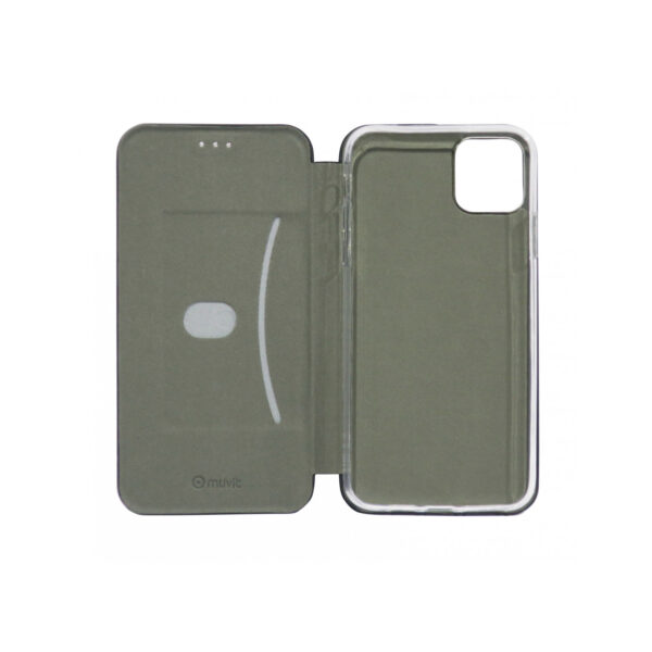 Funda Muvit Folio con Función Soporte y Tarjetero para Apple iPhone 11 negra - Imagen 6