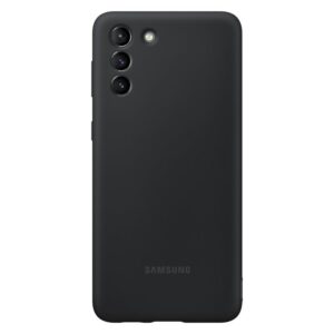 Funda original Samsung de silicona para Samsung Galaxy S21 Plus Negra